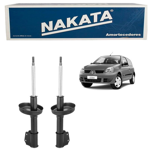 PAR Amortecedor Dianteiro Clio 1.0 2000 a 2011 Nakata HG33001 em Oferta na Shopee