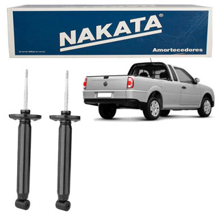 PAR Amortecedor Traseiro Saveiro 1998 a 2009 Nakata AC30799 em Oferta na Shopee
