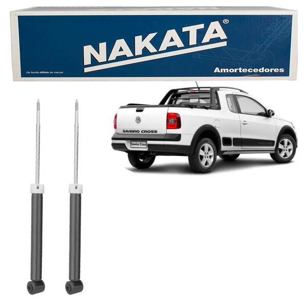 PAR Amortecedor Traseiro Saveiro 2009 ate  2024 Nakata HG31152