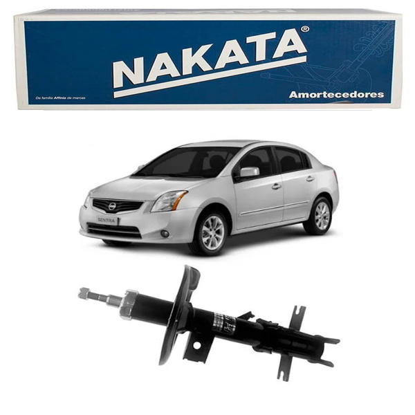 Amortecedor Dianteiro Esquerdo Nissan Sentra 2007 2008 2009 2010 2011 2012 2013 Nakata HG41056