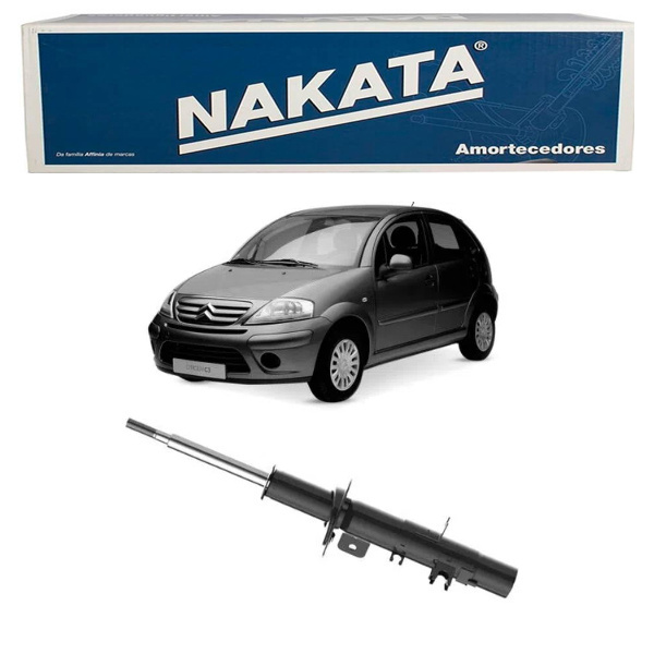 Amortecedor Dianteiro Esquerdo CITROËN C3 2003 a 2012 Nakata HG33034
