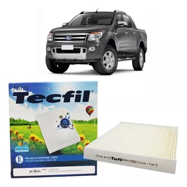 Filtro Do Ar condicionado cabine FORD RANGER 2012 2013 2014 2015 2016 2017 2018 2019 2020 2021 2022 – TecFil ACP212 em Oferta na Shopee