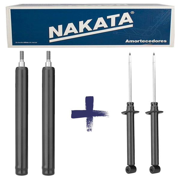 Kit Amortecedor Dianteiro e Traseiro PARATI G1 G2 G3 G4 Nakata