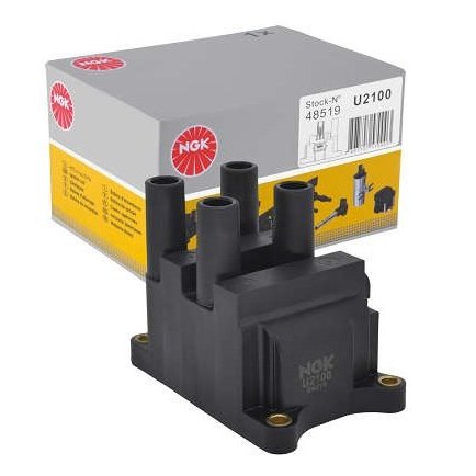 Bobina De Ignição Ecosport  Fiesta Focus Ka Motor Sigma - NGK U2100 em Oferta na Shopee
