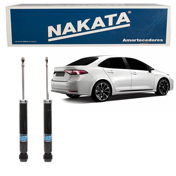 Par Amortecedor Traseiro Corolla 2019 a 2023 Nakata em Oferta na Shopee