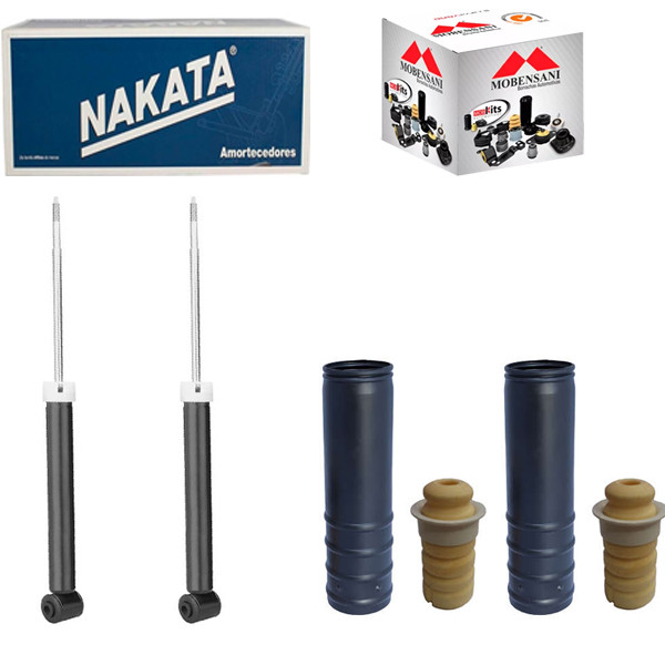 PAR Amortecedor Traseiro + Kit Cobalt Nakata Mobesani