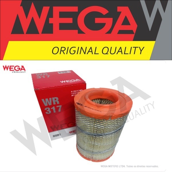 Filtro de ar do Motor FIAT DUCATO 2009 2010 2011 2012 – Wega WR317 em Oferta na Shopee
