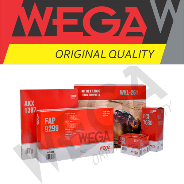 KIT Filtros RENAULT LOGAN SANDERO 1.0 16V 4 CILINDRO - WEGA