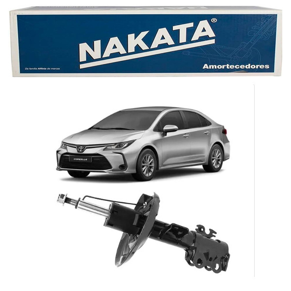 Amortecedor Dianteiro Esquerdo Toyota Corolla 2019 2020 2021 2022 2023 Nakata HG41421 em Oferta na Shopee