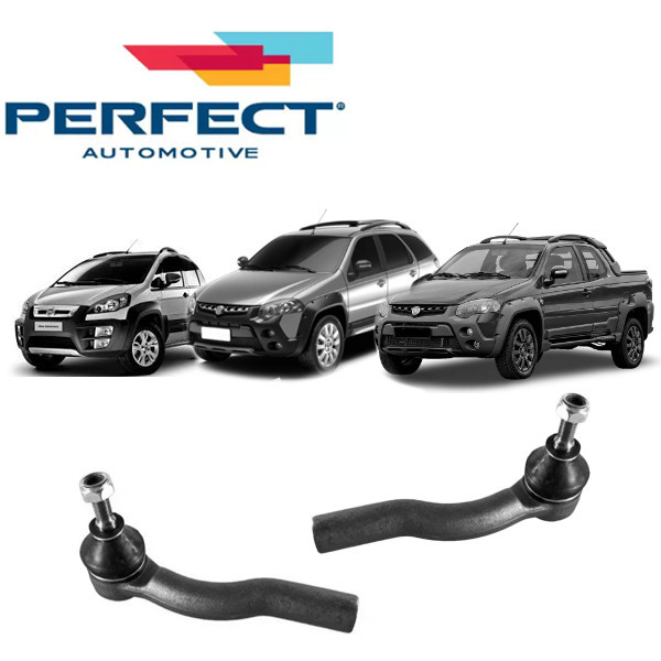 PAR Terminal Direção Fiat Idea Palio Weekend Strada Adventure 2006 a 2019 – PERFECT em Oferta na Shopee