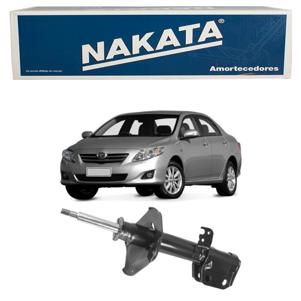 Amortecedor Dianteiro Esquerdo Toyota Corolla 2008 2009 2010 2011 2012 2013 Nakata HG33052 em Oferta na Shopee