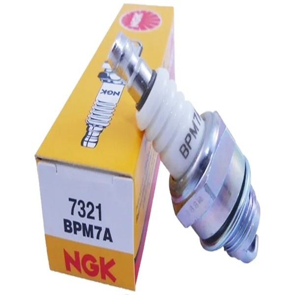 Vela de Ignicao Roçadeiras Motosserras Sopradores Pulverizadores - NGK Bpm7a