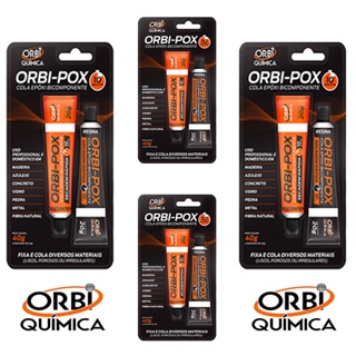 Kit 4 Cola Epóxi (Araldite) 40g Orbi-pox 10 Minutos em Oferta na Shopee