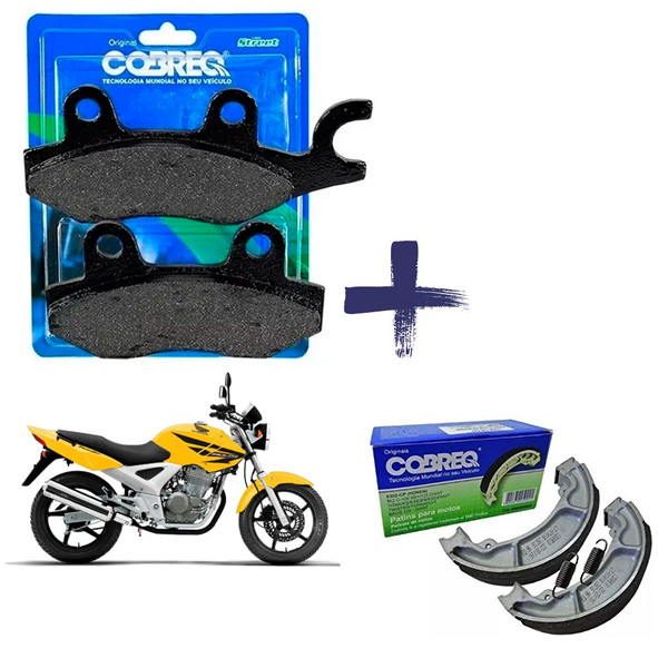 Kit Freio dianteiro + Traseiro CBX 250 twister 2001 a 2008 em Oferta na Shopee