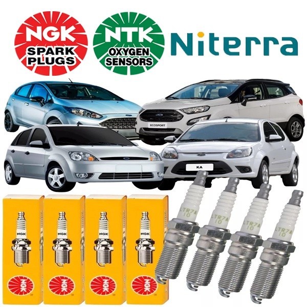 Jogo de Vela De Ignicao FORD FIESTA FOCUS KA – NGK LTR7A10