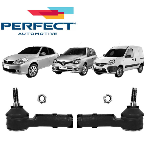 Par Terminal Direção Direito Clio Kangoo Symbol – PERFECT em Oferta na Shopee