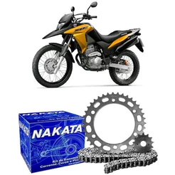 Kit Relação Tração Transmissão Honda XRE300 - Nakata TM10150