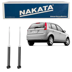 PAR Amortecedor Traseiro Ford Fiesta 2003 a 2014 Nakata HG31101