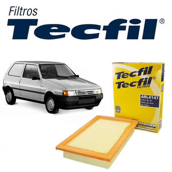 Filtro de ar do Motor Filtro Ar Fiat Uno Elba Fiorino Prêmio Tecfil ARL4147 em Oferta na Shopee
