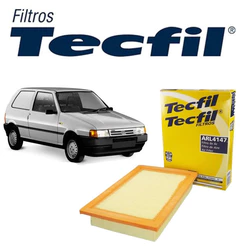 Filtro de ar do Motor Filtro Ar Fiat Uno Elba Fiorino Prêmio Tecfil ARL4147