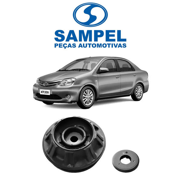 Coxim do Amortecedor Dianteiro Etios Yaris C/ Rolamento Sampel 8288B