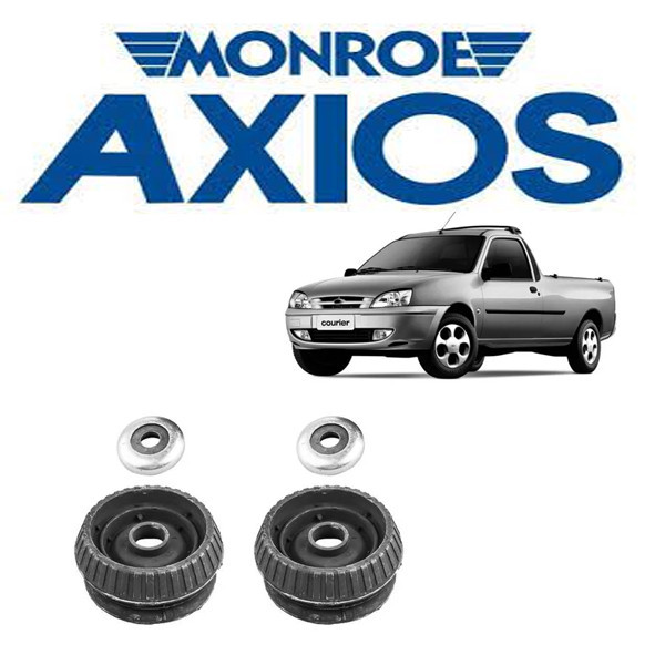 PAR Coxim do Amortecedor Dianteiro  Ford Courier Ka 97 a 2014 C/ Rolamento Axios 022.1202 em Oferta na Shopee