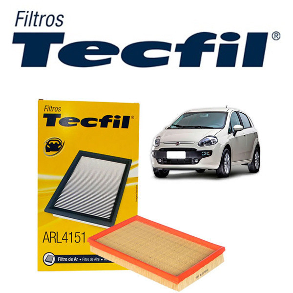 Filtro De Ar Do Motor Fiat PUNTO 2007 2008 2009 2010 2011 2012 – Tecfil ARL4151 em Oferta na Shopee