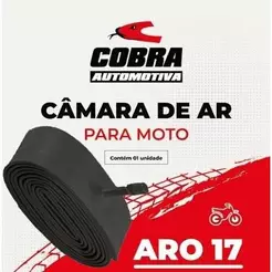Camara de Ar traseira Bros 125 Bros 150 Falcon NX4 Cobra Aro 17