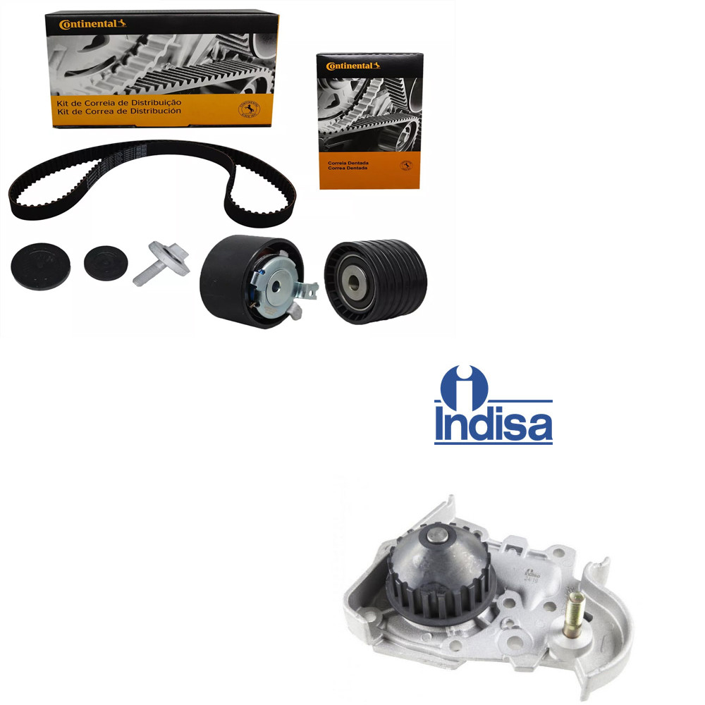 Kit correia dentada + bomba agua SCENIC 1.6 1999 a 2010 em Oferta na Shopee