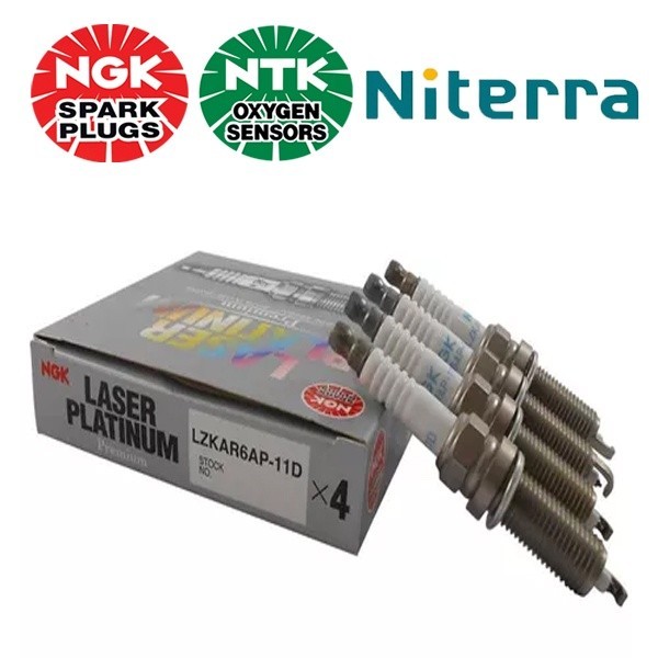 Jogo De Vela De Ignicao Nissan KICKS 1.6 MARCH 1.6 VERSA 1.6  2016 2017 2018 2019 2020 2021 2022   Ngk LZKAR6AP11D