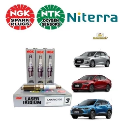 Jogo De Vela De Ignicao Onix LTZ LT 1.0 Tracker LTZ 1.0 1.2 Motor Ecotec 2019 2020 2021 2022 2023 – Ngk ILNAR8C7DG