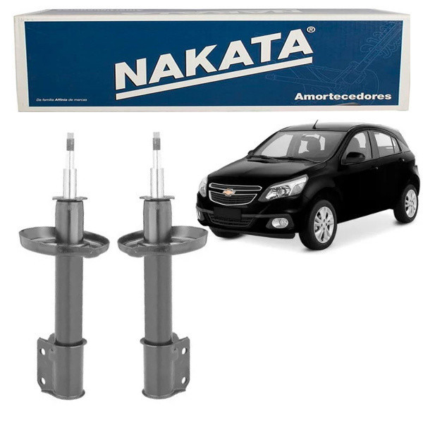 PAR Amortecedor Dianteiro GM Agile 2009 2010 2011 2012 2013 2014 Nakata HG33042 em Oferta na Shopee
