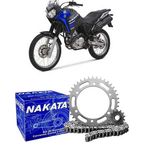 Kit Relação Tração Transmissão Yamaha XTZ 250 Tenere Lander - Nakata TM10220