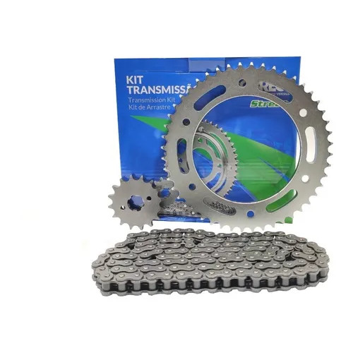 Kit Relação Tração Transmissão Honda Nxr 160 Bros Xre 190 2015 A 2017 - Cobreq 0003-Kr