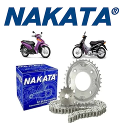 Kit Relação Tração Transmissão Honda Biz 100 C100 Biz - Nakata TM10105