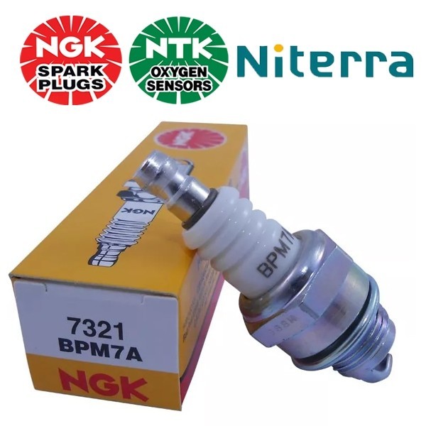 Vela de Ignição Roçadeiras Motosserras Sopradores Pulverizadores– Ngk Bpm7a em Oferta na Shopee