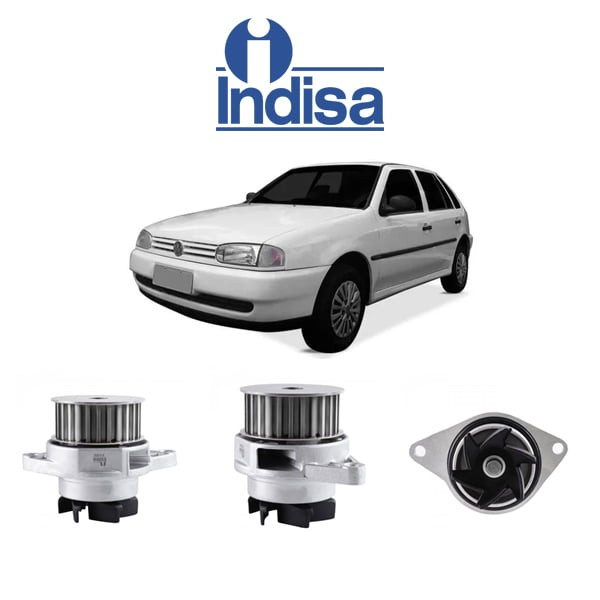 Bomba D agua Gol G2 G3 G4 G5 e G6 1.0 1.6 8v INDISA 452001 em Oferta na Shopee