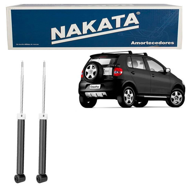 PAR Amortecedor Traseiro Crossfox 2005 a 2014 Nakata HG31127 em Oferta na Shopee