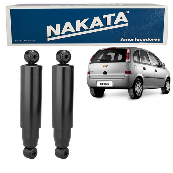 PAR Amortecedor Traseiro Meriva 2003 a 2012 Nakata HG31110