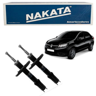 PAR Amortecedor Dianteiro RENAULT Logan Sandero 1.0 2013 a 2020 Nakata HG41233 em Oferta na Shopee