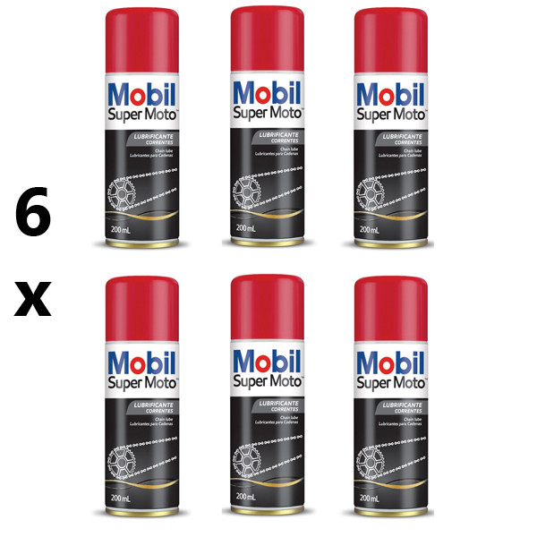 Kit 6 Lubrificador Oleo de Correntes Chain Lube Super Moto 200ml Chain Lub - Motochain