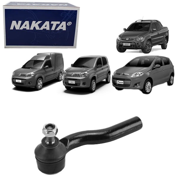 Terminal Direção Direito Fiorino Uno Palio Strada Siena – NAKATA N96038 em Oferta na Shopee