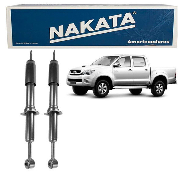 PAR Amortecedor Dianteiro TOYOTA Hilux 2005 a 2015 Nakata HG31144 em Oferta na Shopee