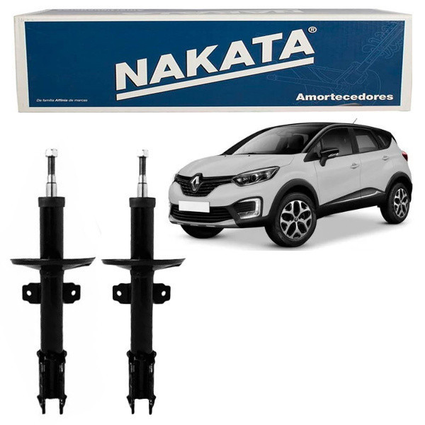 PAR Amortecedor Dianteiro Renault Captur Duster 2011 a 2020 Nakata HG41004 em Oferta na Shopee