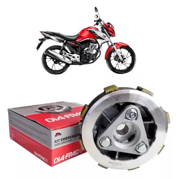 Kit Embreagem HONDA CG 160 FAN TITAN BROS 160  – Diafrag em Oferta na Shopee
