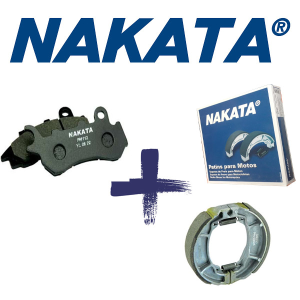 Kit Freio dianteiro + Traseiro CG 160 Fan 160 Titan 160 Cargo 160 Nakata