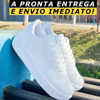 Tenis Feminino Leve Macio e Confortável Branco em Oferta na Shopee