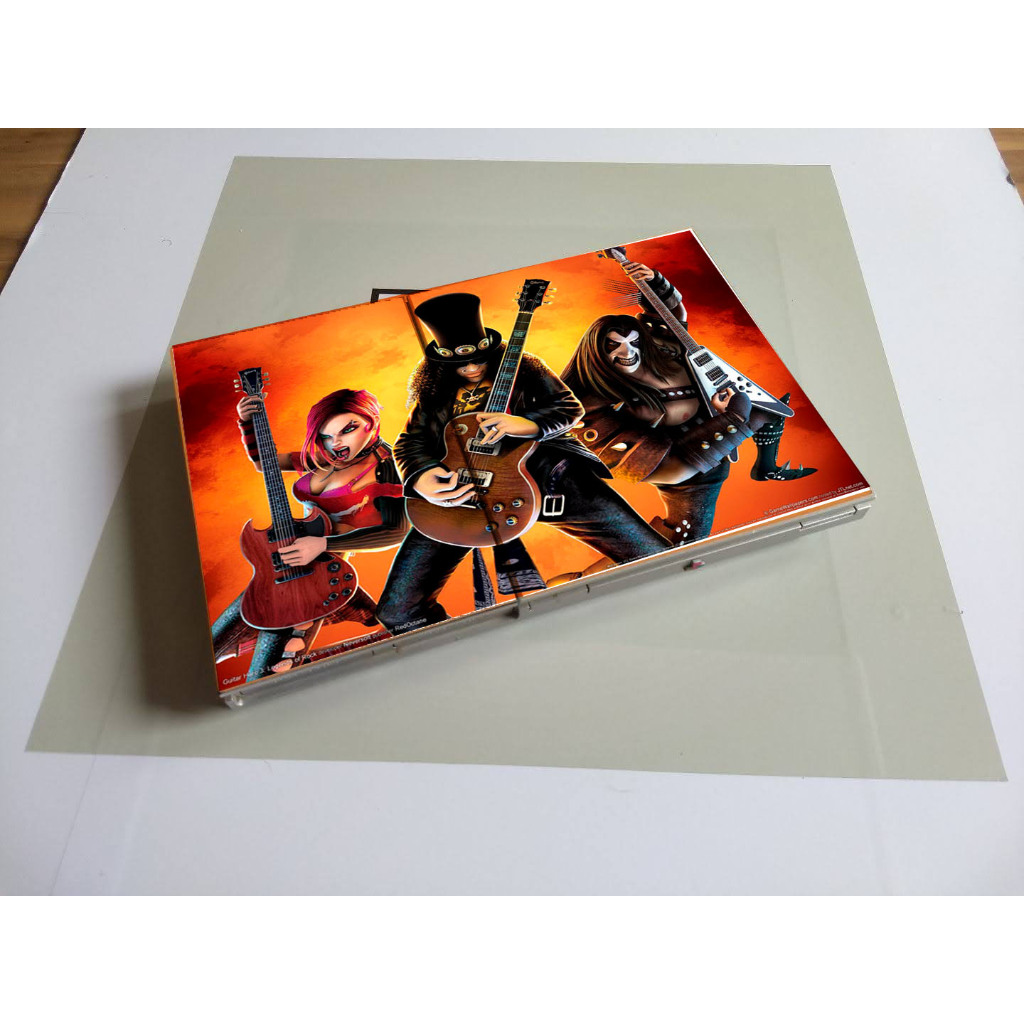 Skin adesiva para ps2 playstation 2 slim guitar hero
