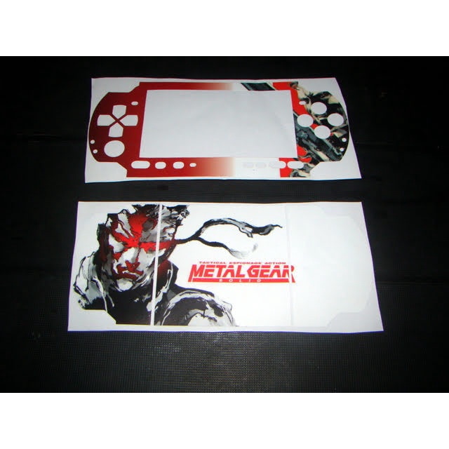 Skin SNAKE METAL GEAR Para Psp 3000 3001 3004 3010 30xx playstation portable