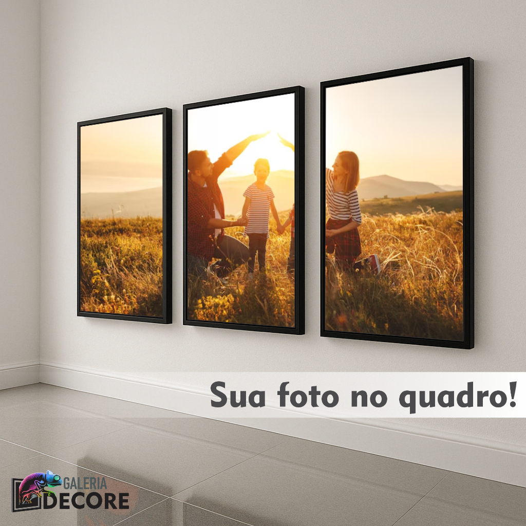 Quadro Personalizado Mosaico Com Foto 120x60